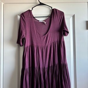 Tiered Purple Women's Tunic